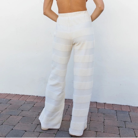 Vintage Summer Towel Pants Ivory - Picture 2 of 5
